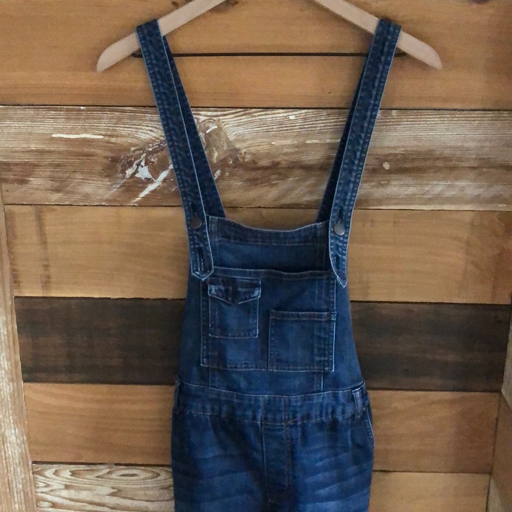 Free People criss cross overalls